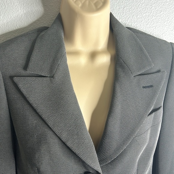 Giorgio Armani button front shoulder pads academia blazer - Picture 4 of 11